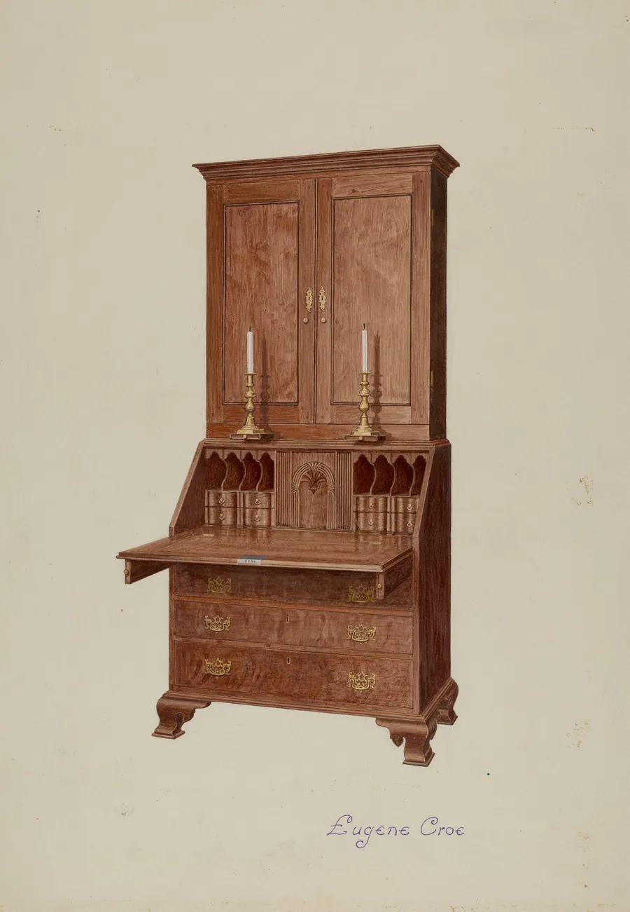 Secretary-desk Cabinet Top by Eugene Croe