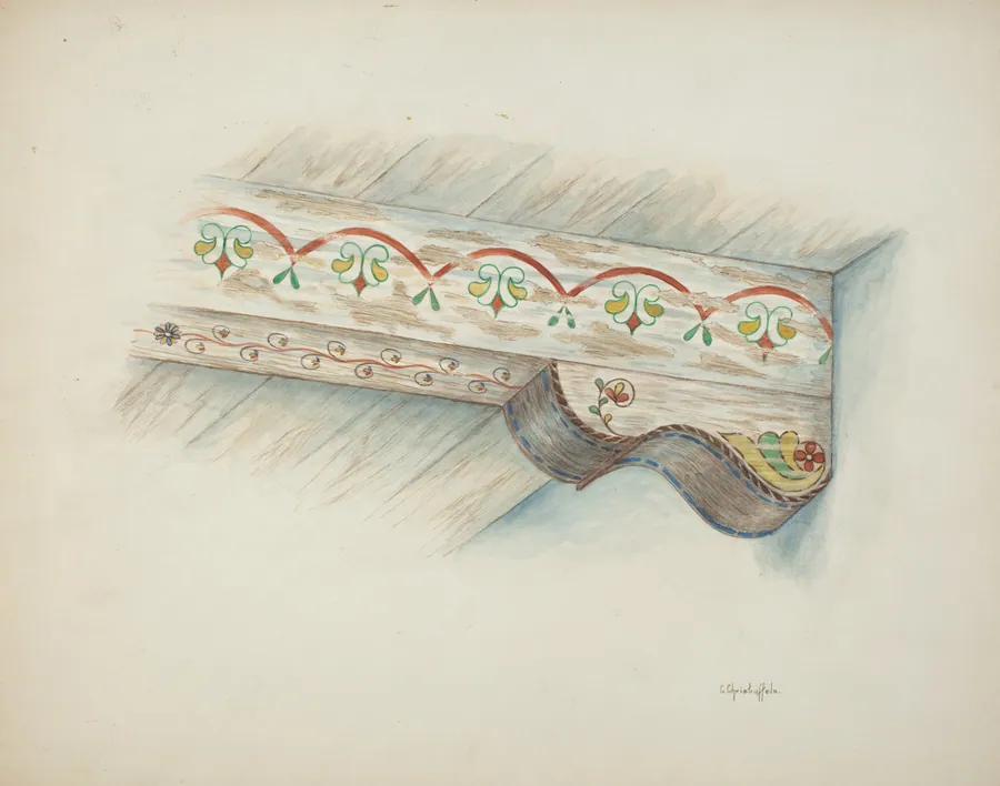 Corbel and Ceiling Beam by Cornelius Christoffels