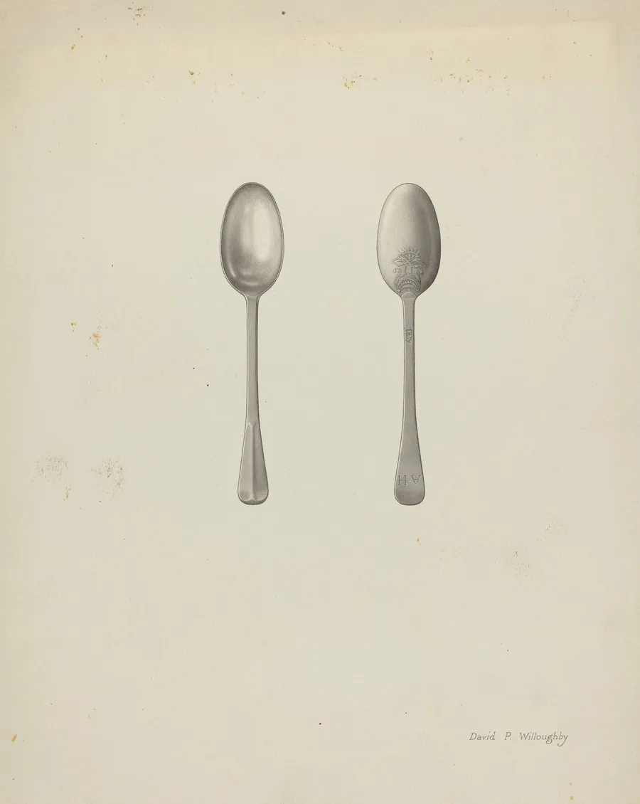 Silver Teaspoon by David P Willoughby