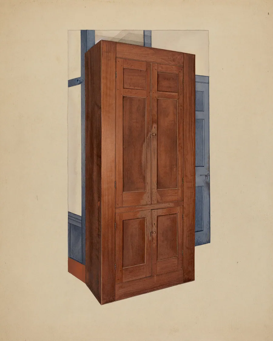 Shaker Dining Room Cupboard by William Paul Childers