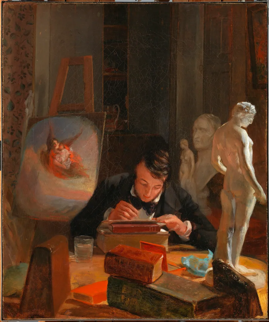 Portrait of Godfrey Frankenstein by John Frankenstein, born Raidelbach, Germany 1816-died New York City 1881