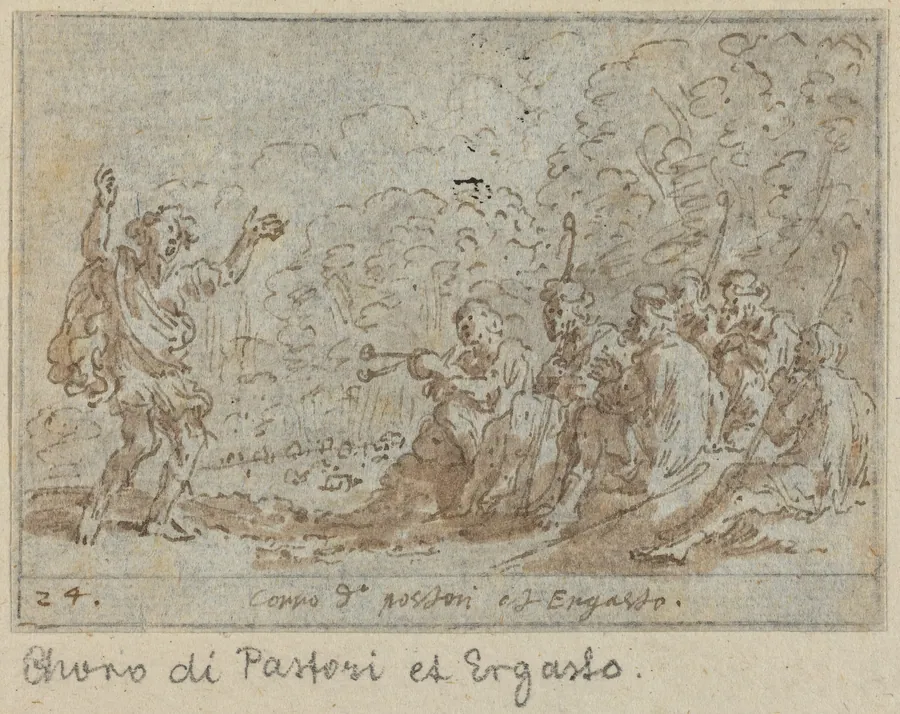 Chorus of Shepherds and Ergasto by Johann Wilhelm Baur