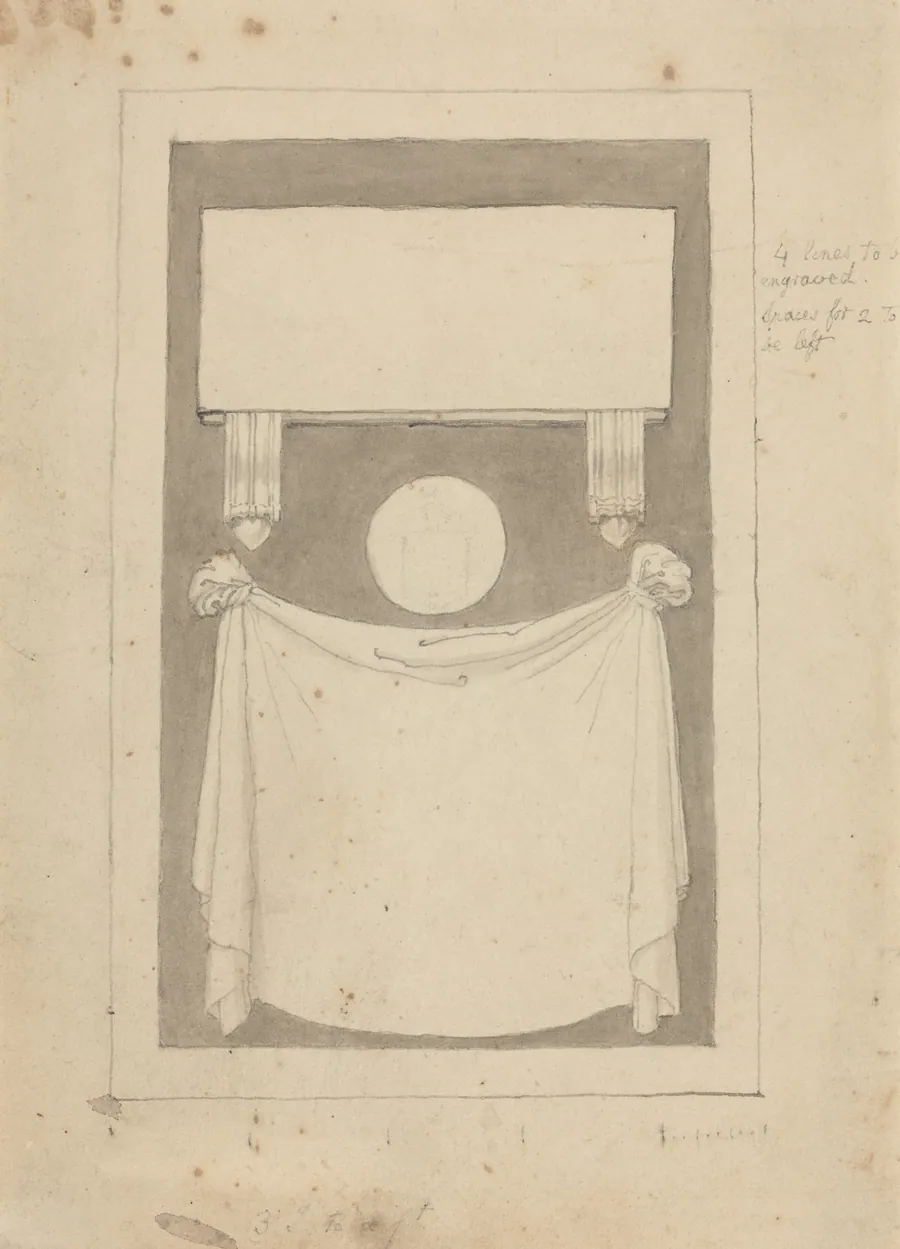 Three Inscription Fields by John Flaxman