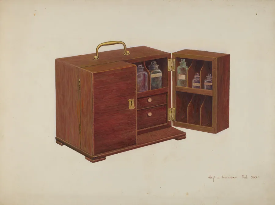 Portable Medicine Cabinet by Regina Henderer