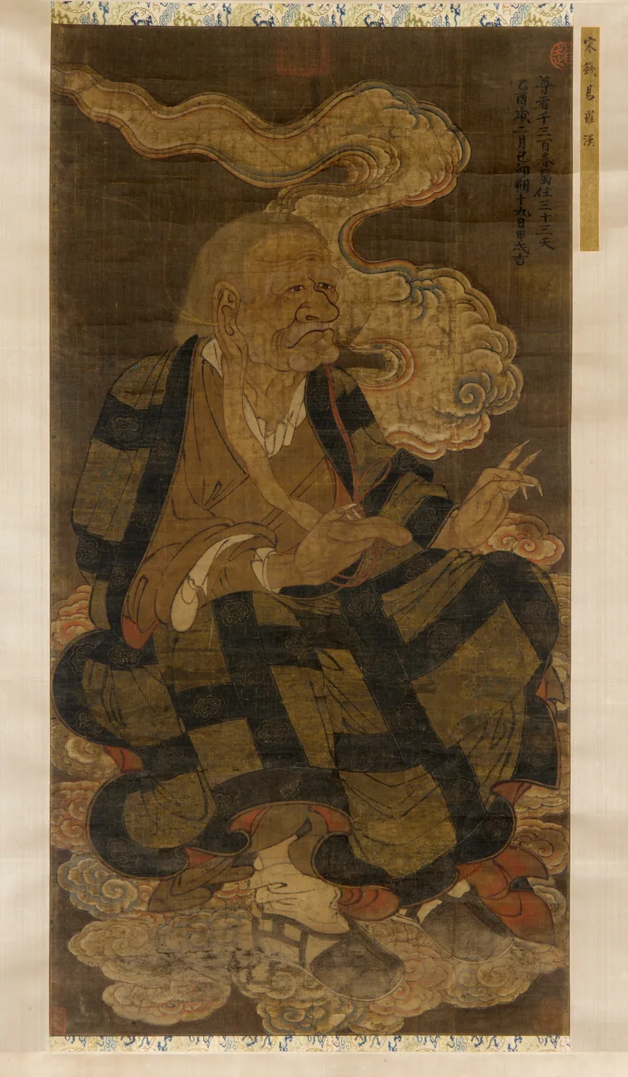 Panthaka, the Tenth Venerable Luohan 半託迦尊者像 by Formerly attributed to Qian Yi (傳)錢易 (active early 11th century)