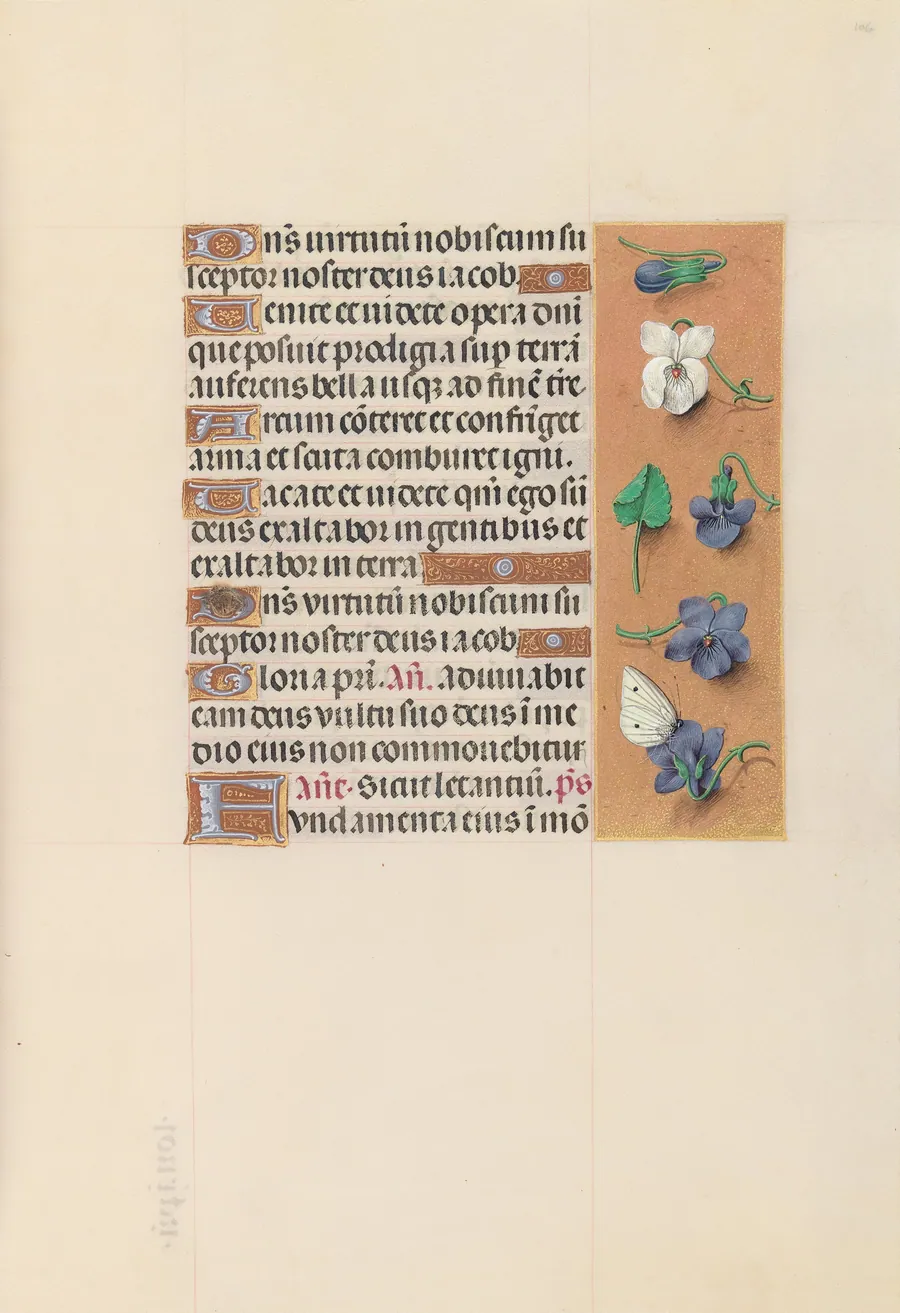 Hours of Queen Isabella the Catholic, Queen of Spain:  Fol. 106r by Master of the First Prayerbook of Maximillian