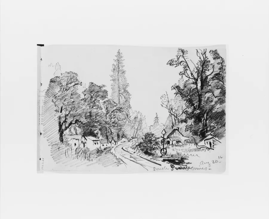 South Prairie Aug 20th (from Sketchbook X) by William Trost Richards