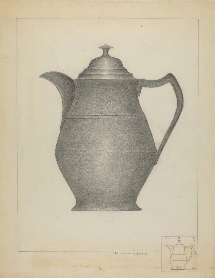 Pewter Pitcher by Richard Schoene