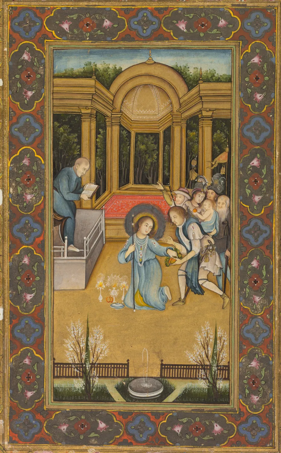 Jesus among the doctors in the Temple by Mir Kalan Khan