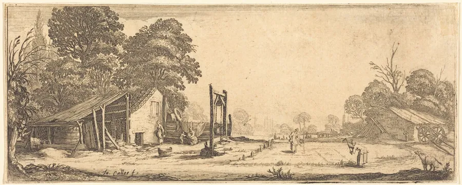 The Garden by Jacques Callot