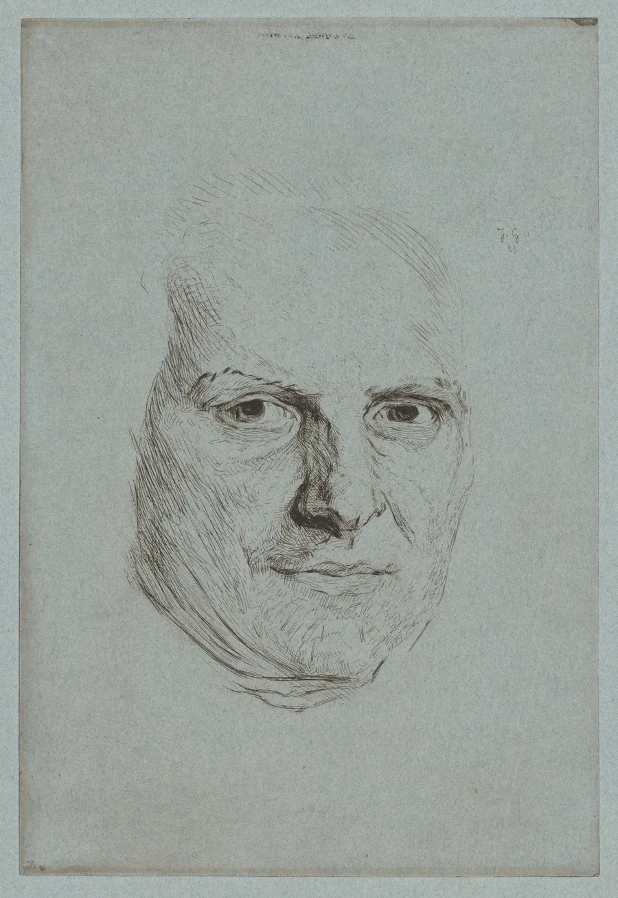 Mask of the Abbé Raynal by Jules de Goncourt