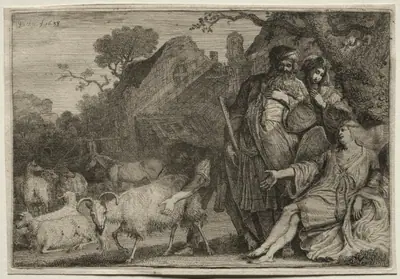 An Angel Foretells the Birth of Abraham's Son