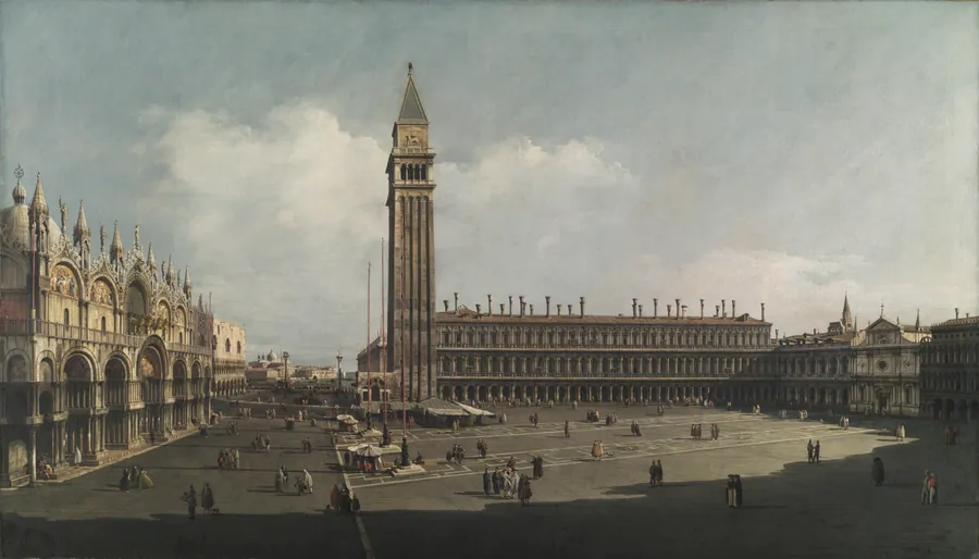 Piazza San Marco, Venice by Bernardo Bellotto