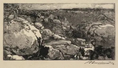 Fontainebleau Forest: The Cirque of Long-Rocher (La Forêt de Fontainebleau: Le cirque du Long-Rocher)