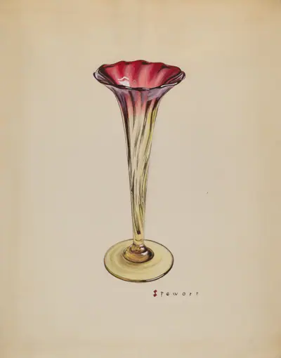 Vase (Morning Glory)