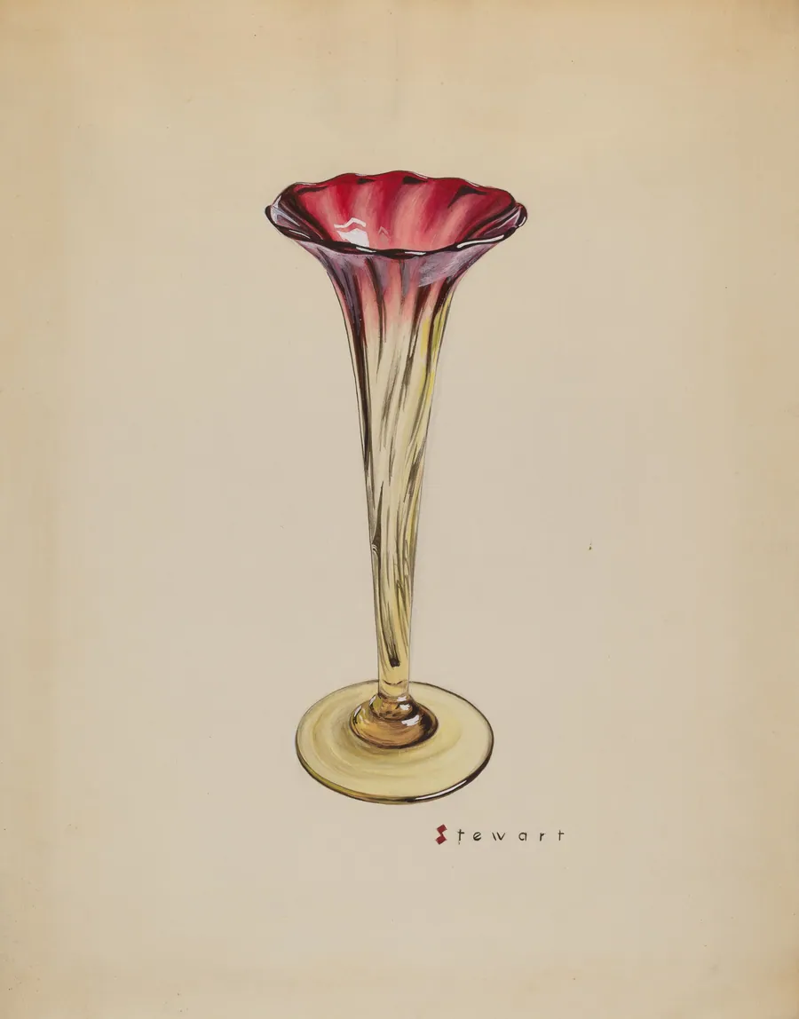 Vase (Morning Glory) by Robert Stewart