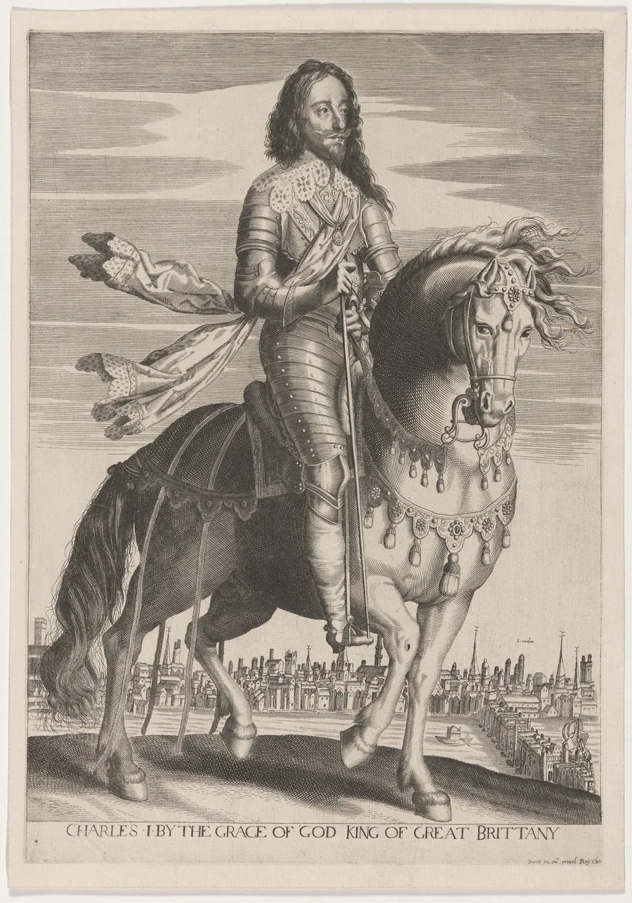 Charles I on Horseback by Pierre Daret de Cazeneuve