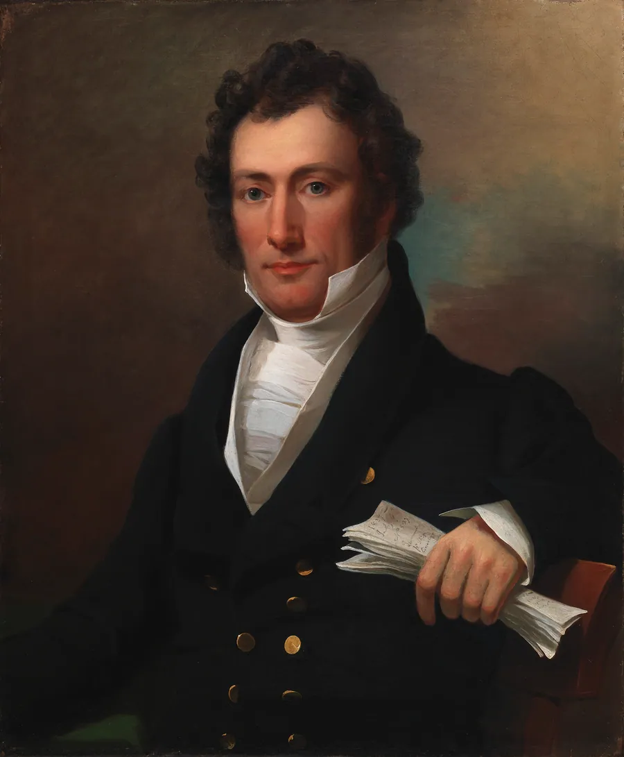 Joshua Tevis by Jacob Eichholtz, born Lancaster, PA 1776-died Lancaster, PA 1842