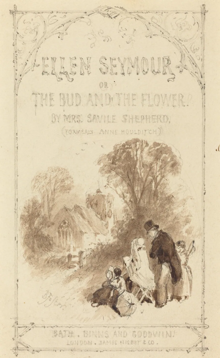 Title Page for "Ellen Seymour" by Myles Birket Foster