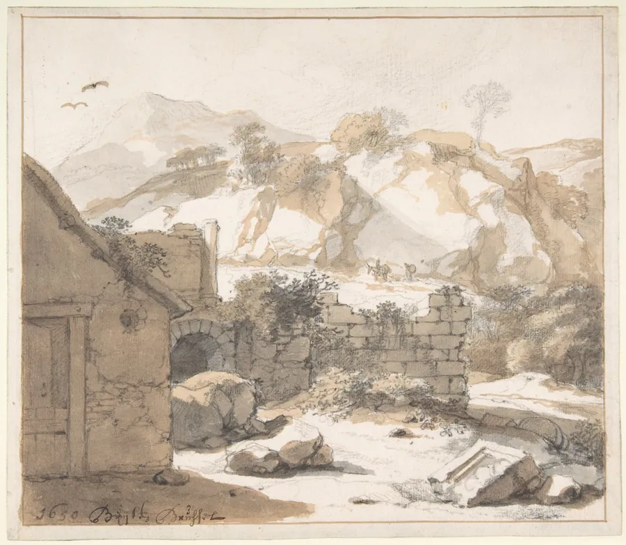 Landscape with Ruins by Gerbrand van den Eeckhout
