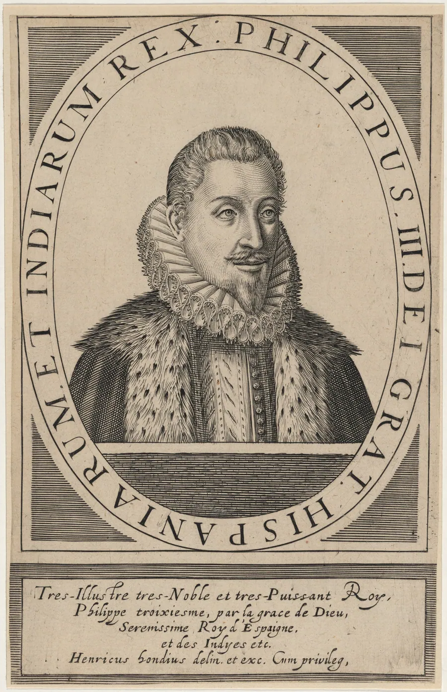 Philip III, King of Spain by Hendrik Hondius I
