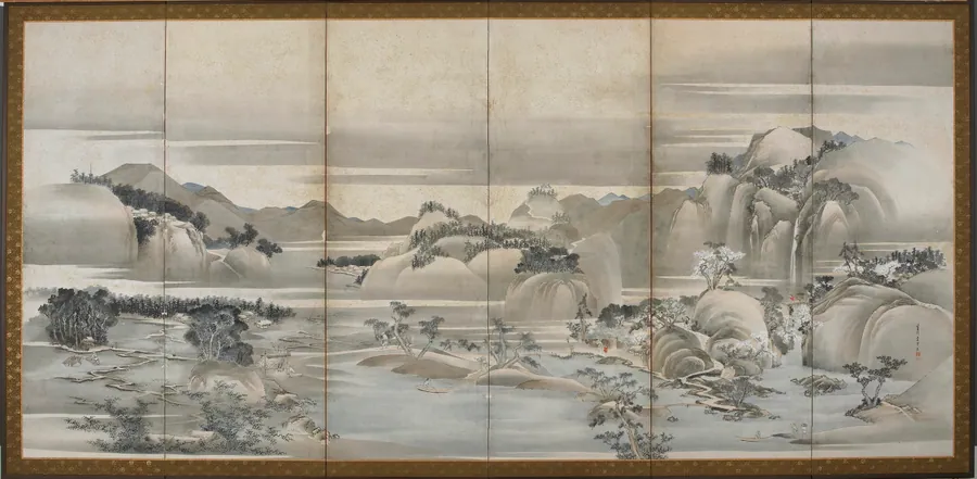Landscapes of the Four Seasons: Spring and Summer by Hishikawa Sori 菱川宗理 (active 1789-1818)