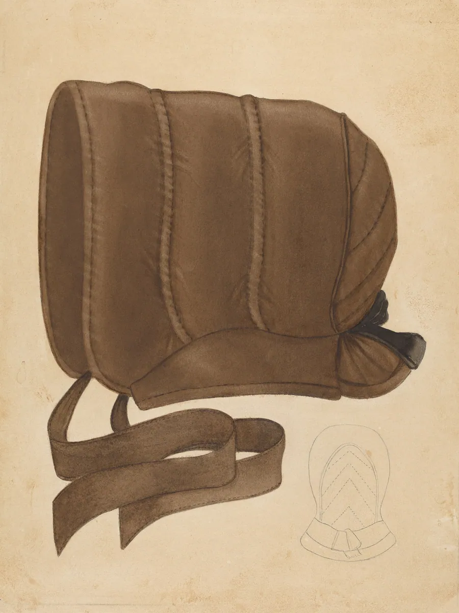 Silk Bonnet by American 20th Century