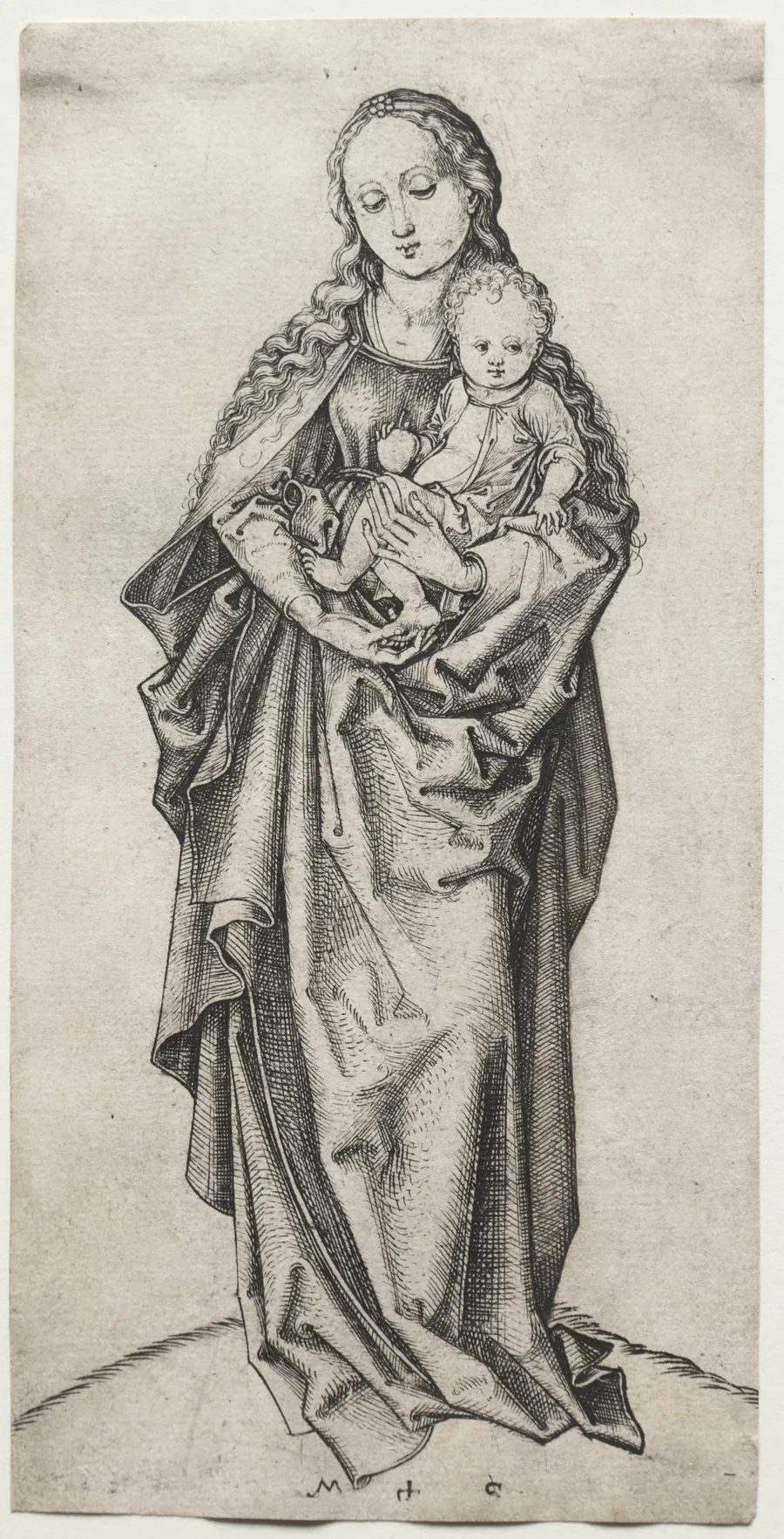 Virgin and Child with an Apple by Martin Schongauer