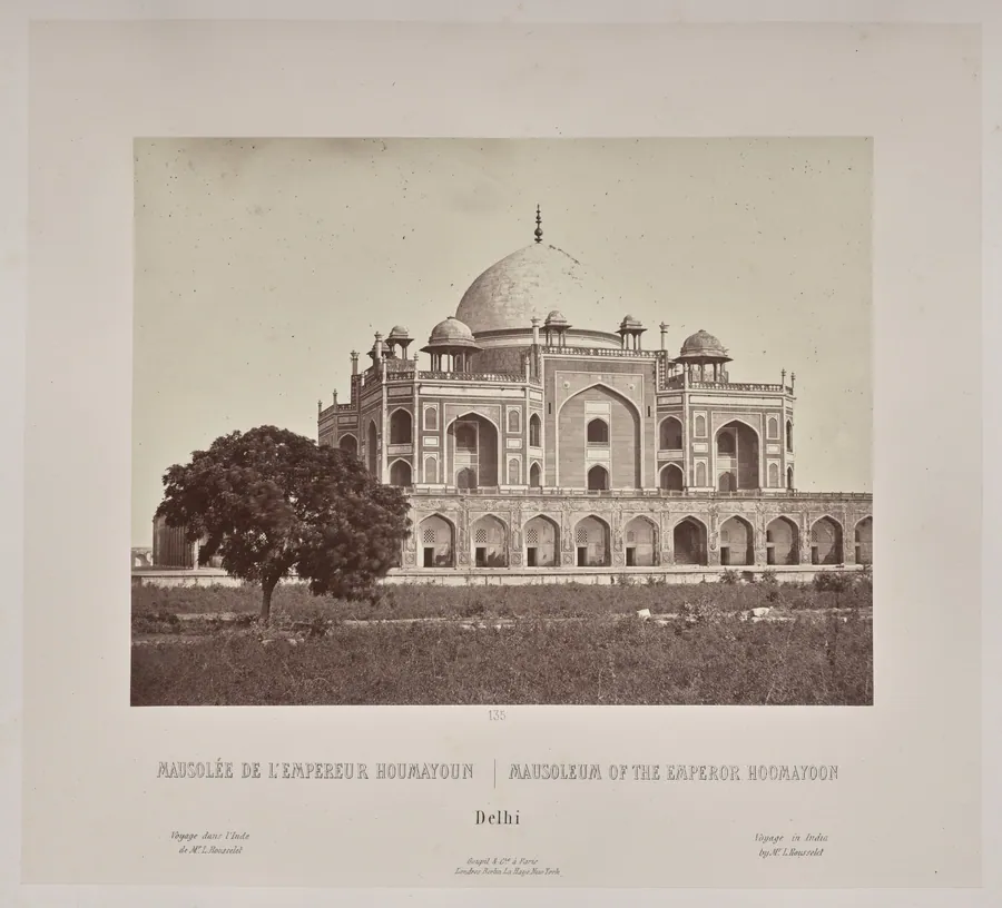Mausoleum of the Emperor Hoomayoon, Delhi by Louis-Théophile Marie Rousselet