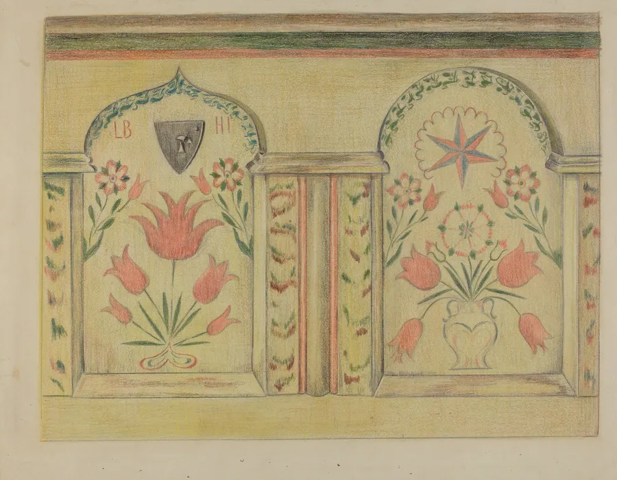 Pa. German Love Chest by Ella Josephine Sterling