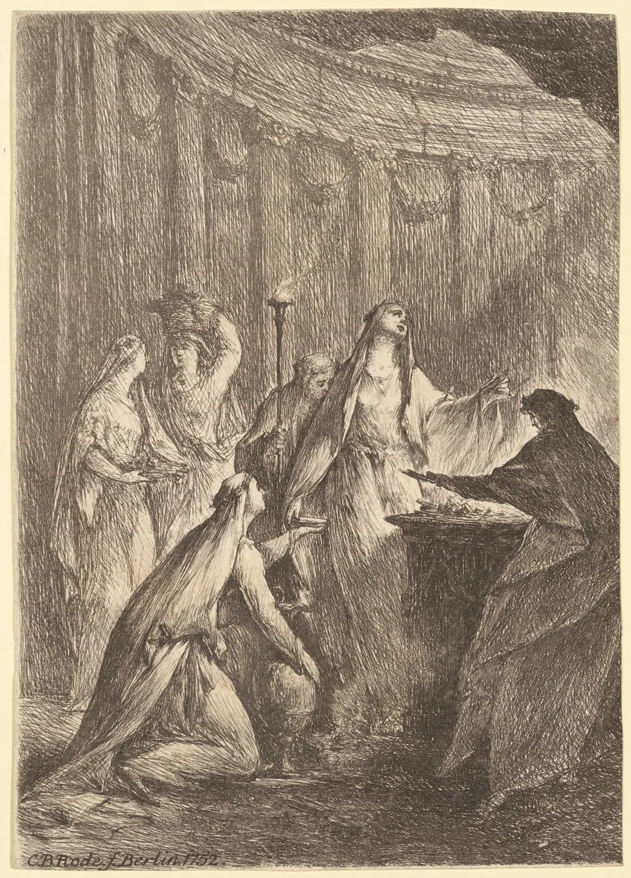 Antique Sacrifice by Bernhard Rode