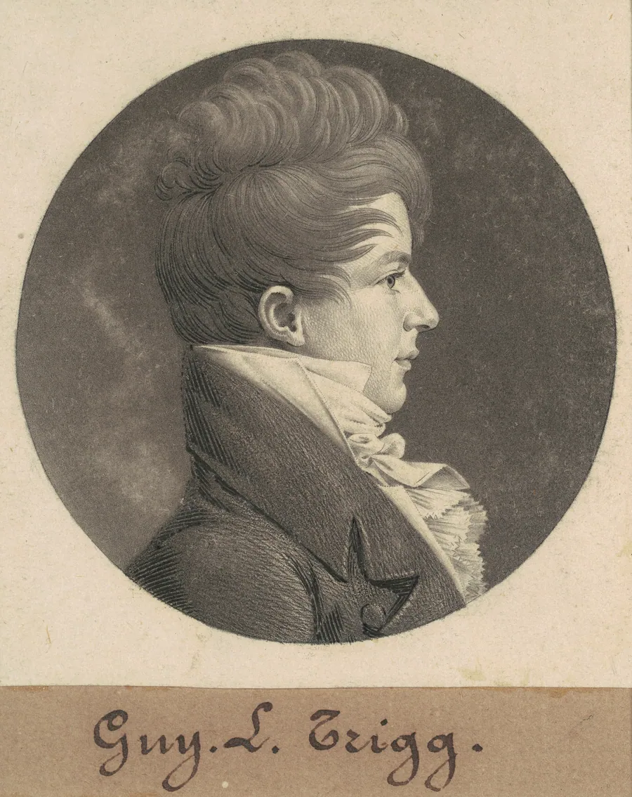 Guy L. Trigg by Charles B. J. Févret de Saint-Mémin