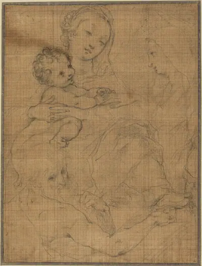 Mystic Marriage of Saint Catherine with Saint Jerome