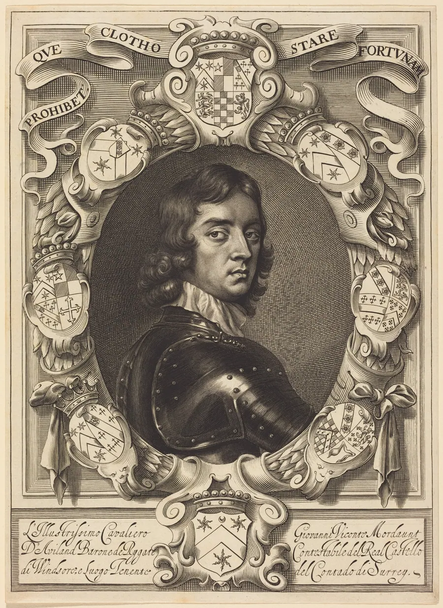 John Mordaunt, Viscount Mordaunt by William Faithorne