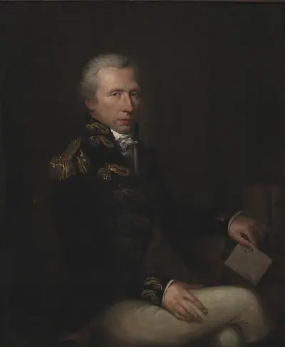 Portræt af kunstsamleren konsul Hans West