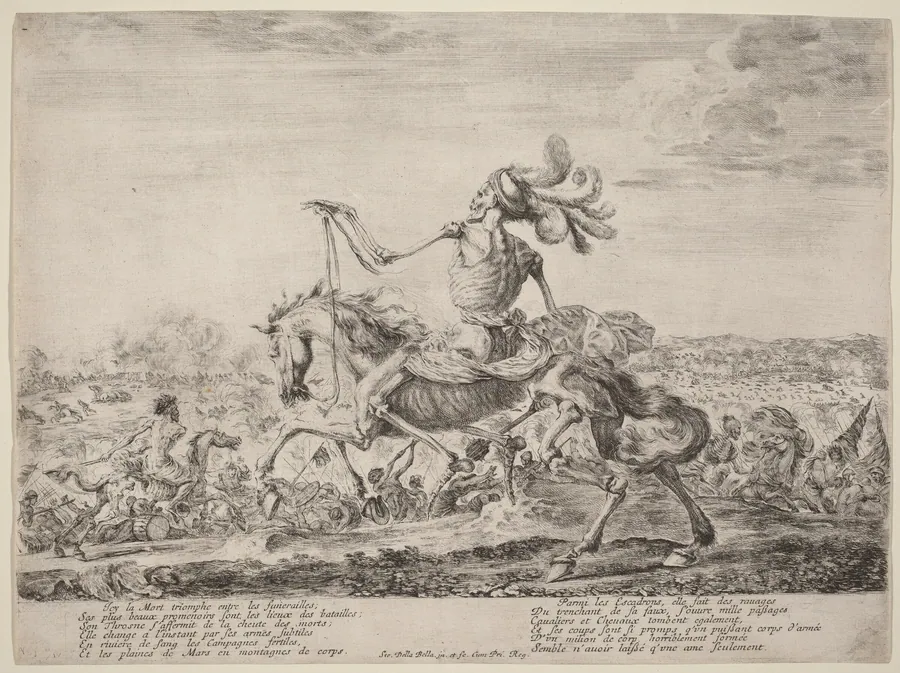 La Mort sur un champ de bataille [Death on a Battlefield] by Stefano Della Bella