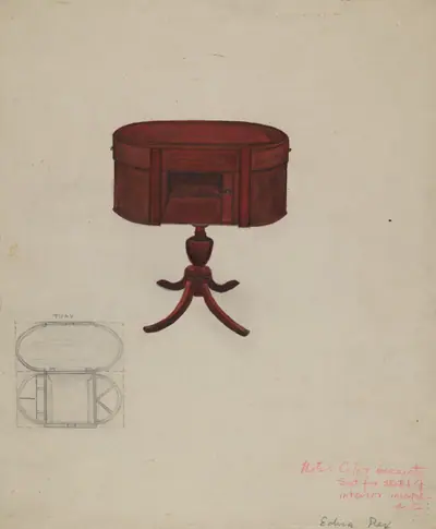 Duncan Phyfe Sewing Cabinet