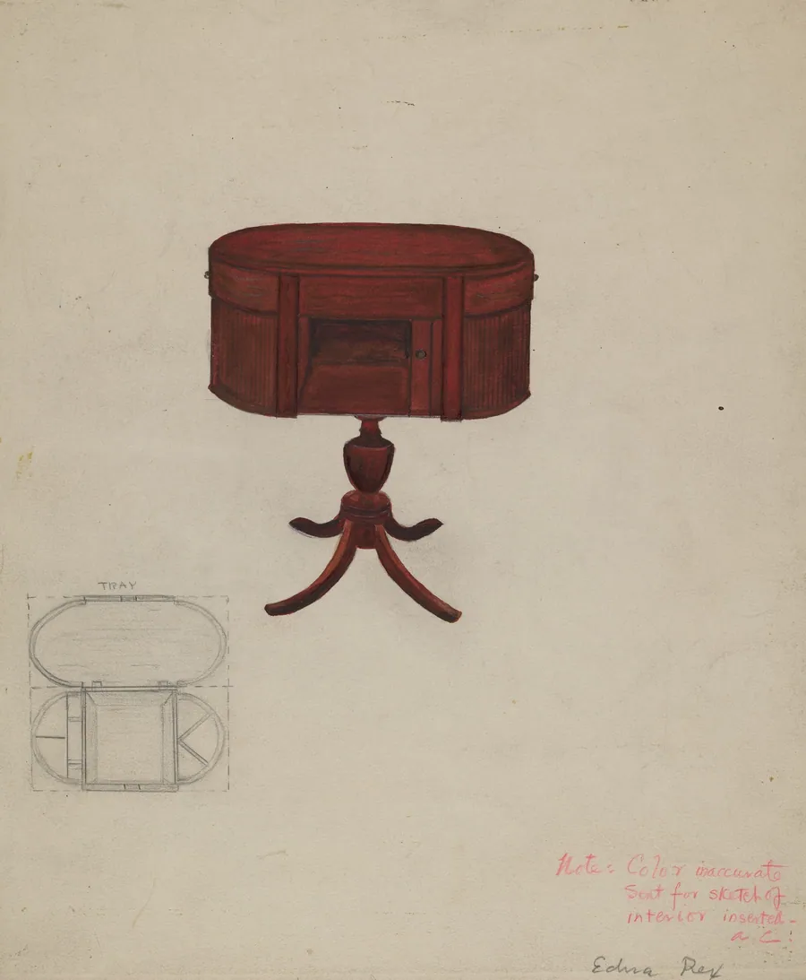 Duncan Phyfe Sewing Cabinet by Edna Crenshaw Rex