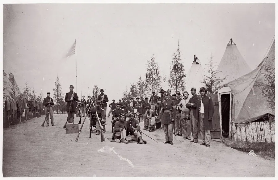 153rd New York Infantry by Mathew B. Brady