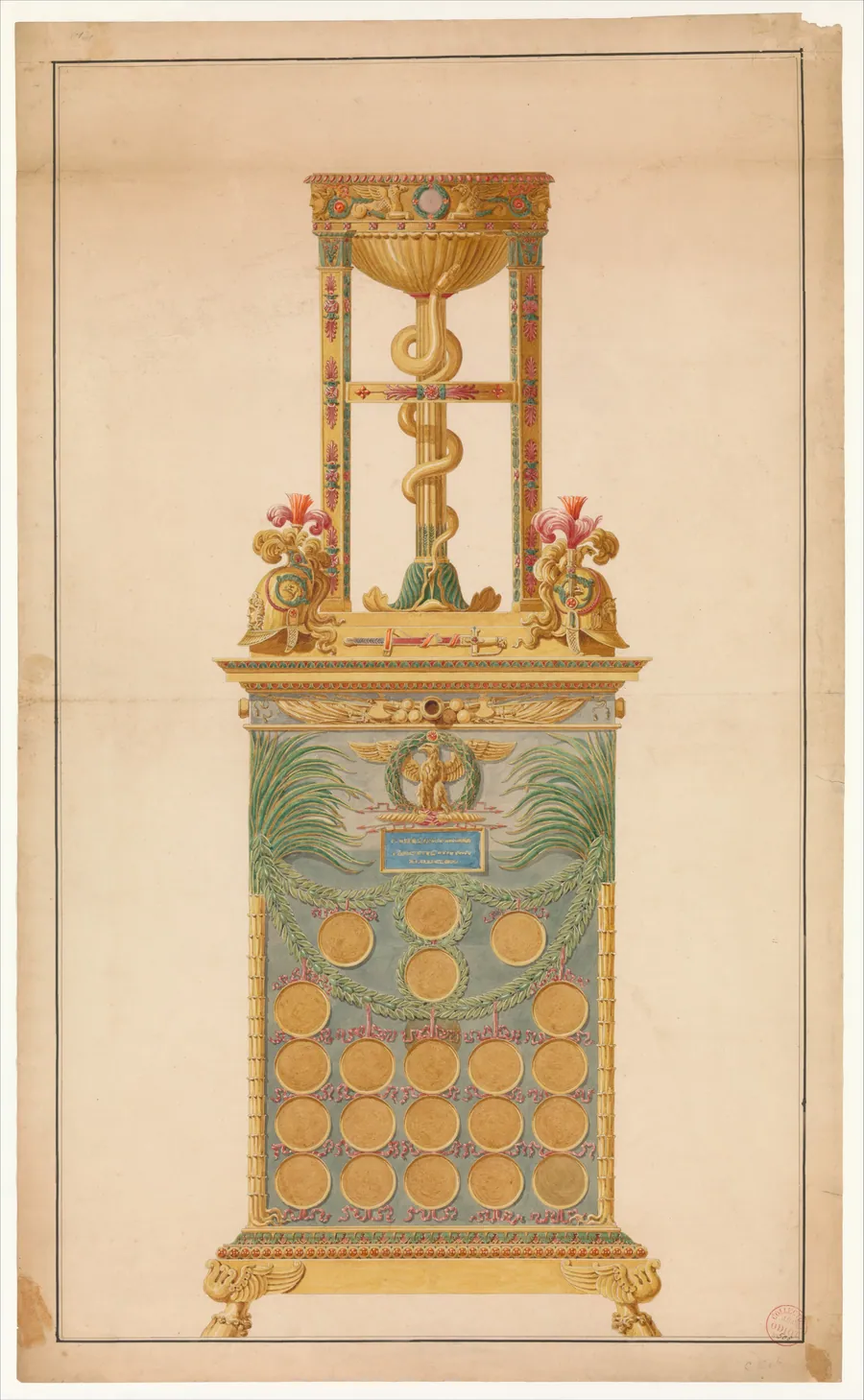 A Medal Cabinet for Napoleon by Jean Guillaume Moitte