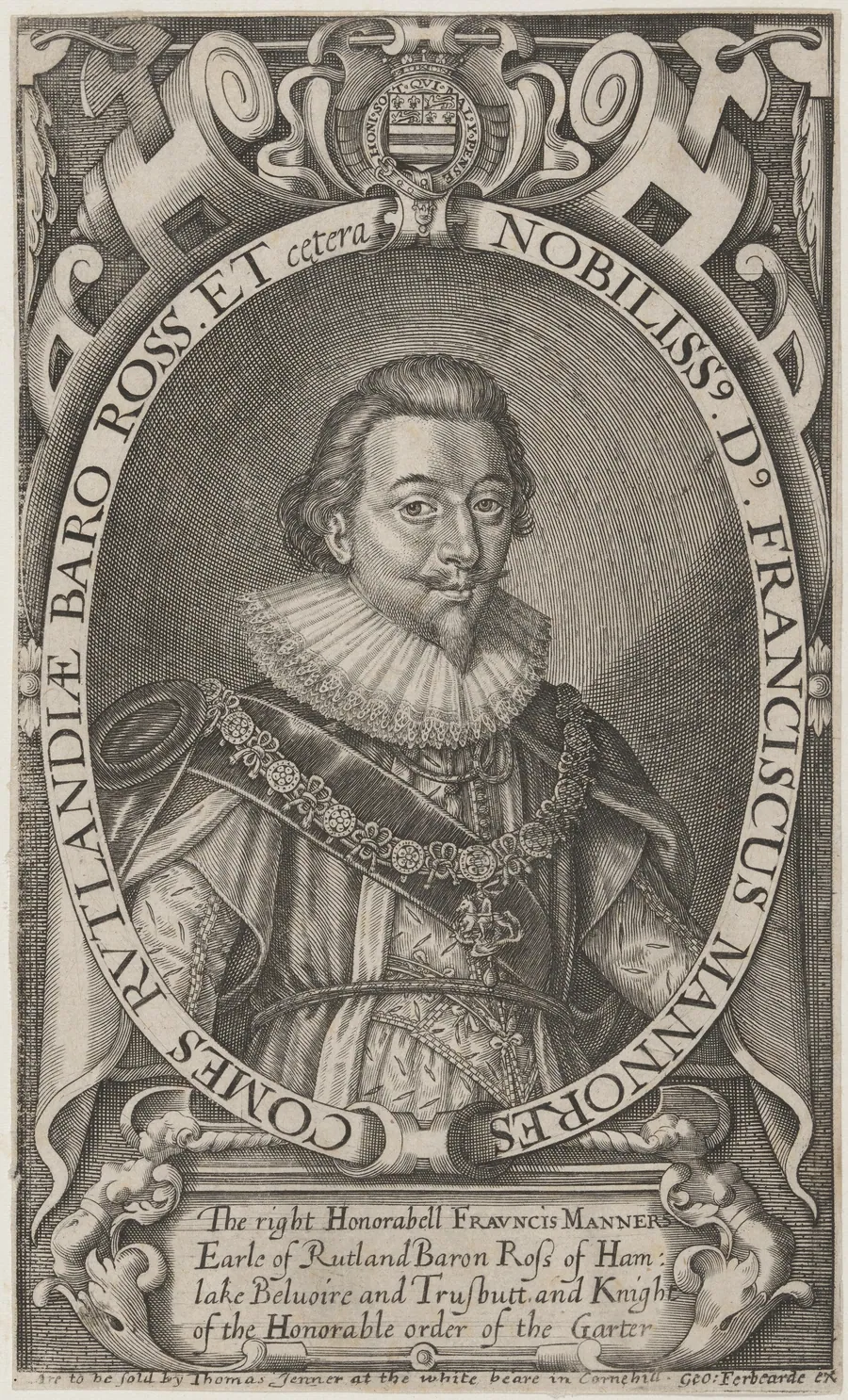Francis Manners, First Earl of Rutland by Unknown 19th Century