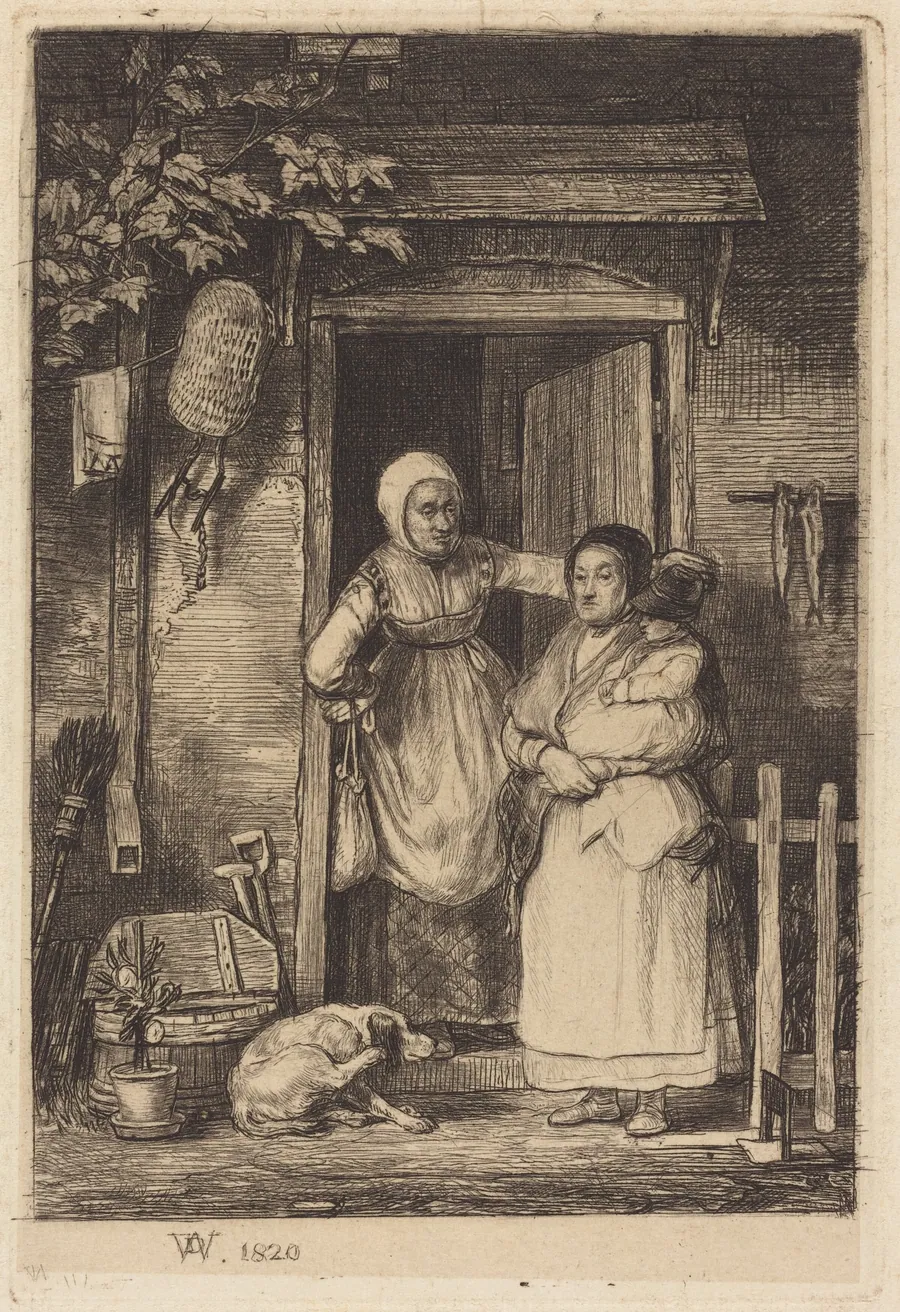 The Cottage Door by Sir David Wilkie