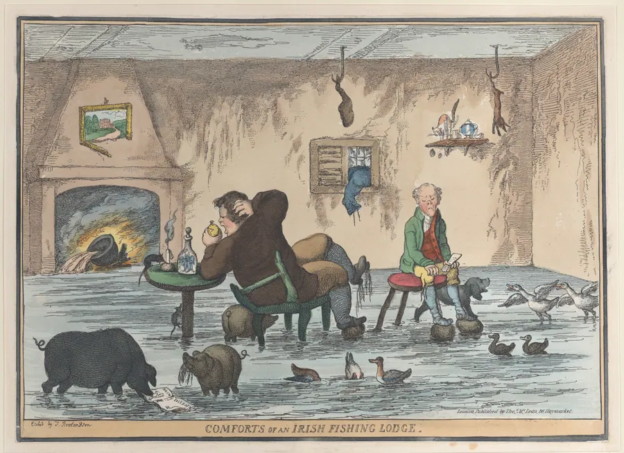 Comforts of an Irish Fishing Lodge by Thomas McLean
