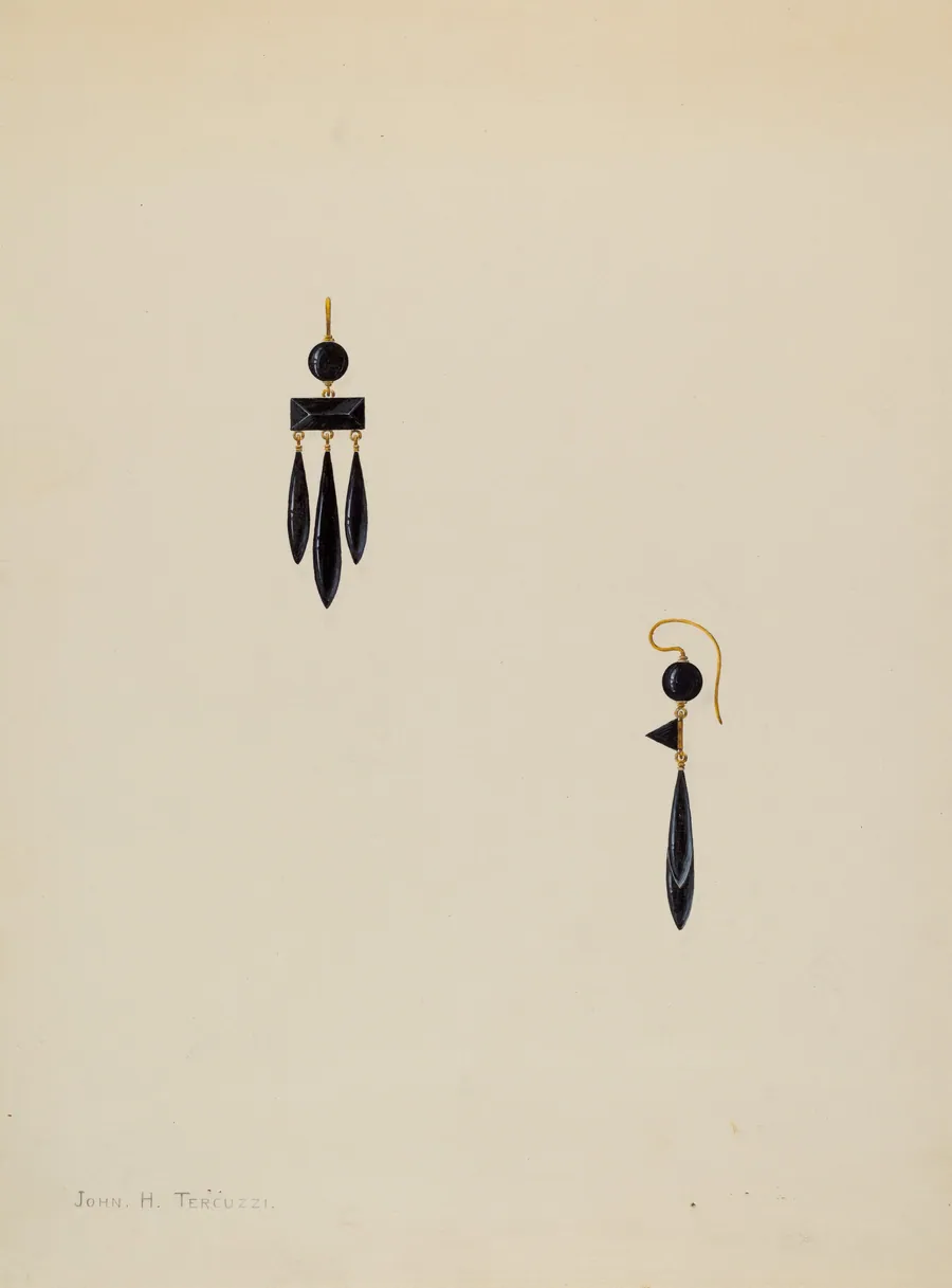 Earrings by John H. Tercuzzi