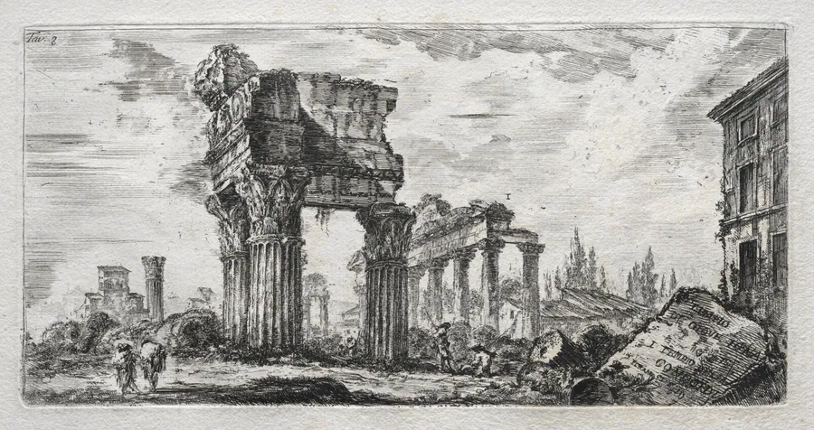 Tempio di Giove Tonante by Giovanni Battista Piranesi