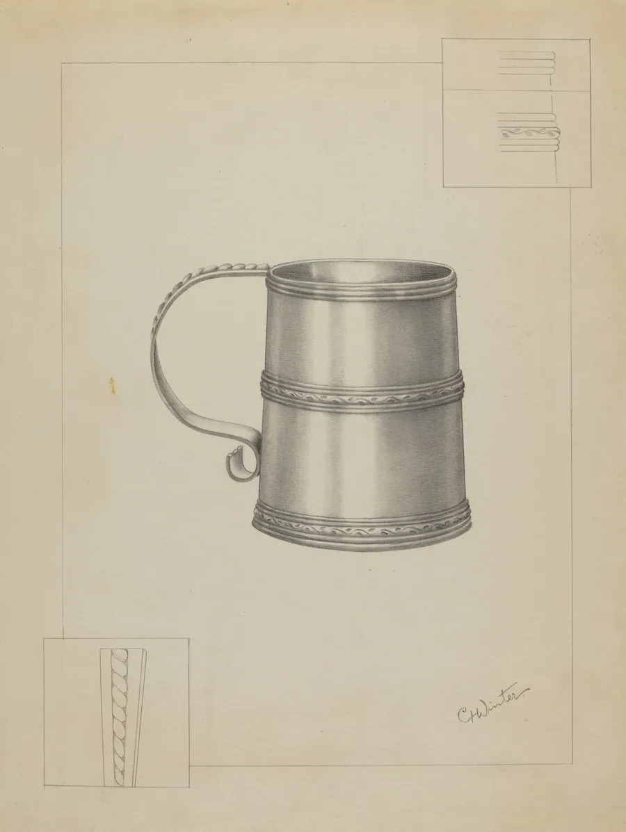 Silver Mug by Charlotte Winter