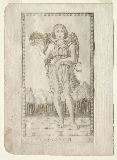 Genius of the World (from the Tarocchi, series B: Cosmic Principles & Virtues, #33)