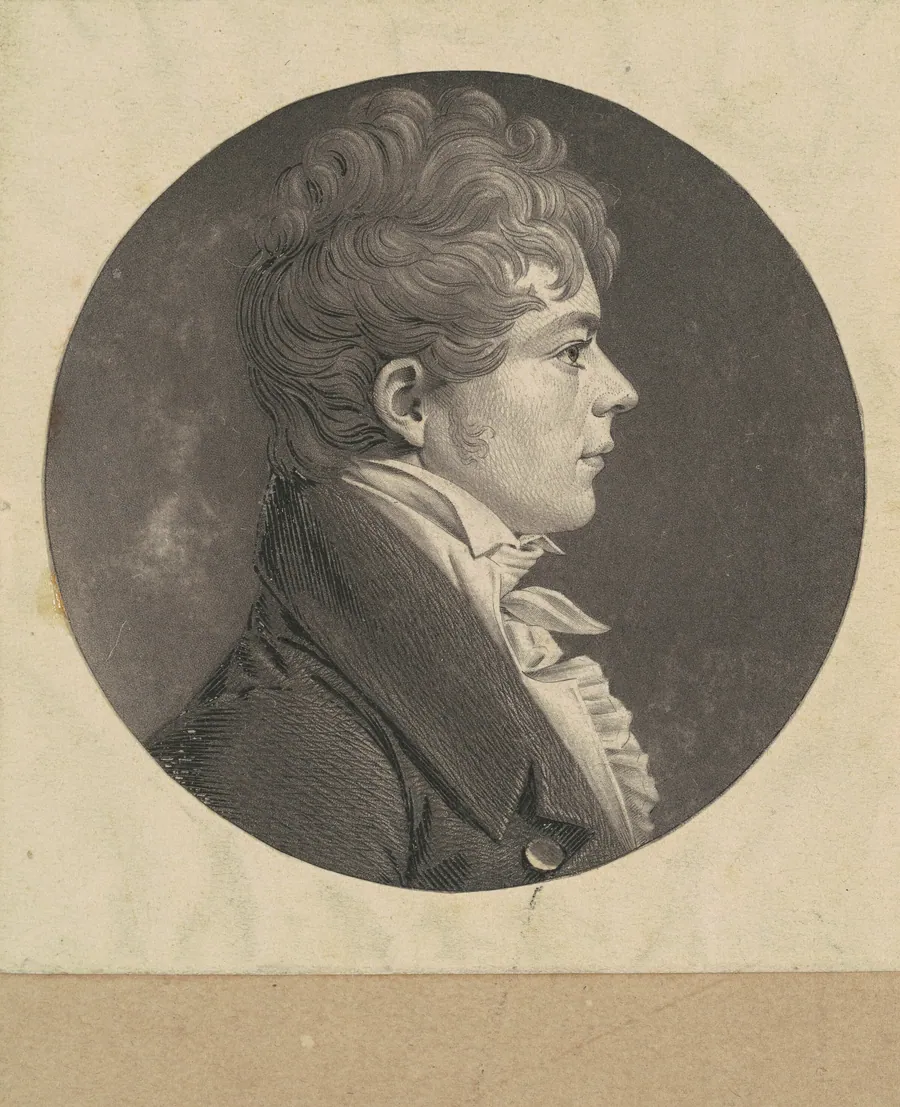 Joseph Clinton by Charles B. J. Févret de Saint-Mémin