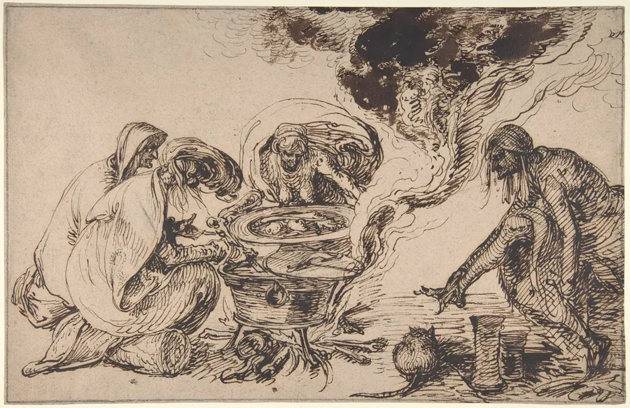 Witches' Sabbath by Jacques de Gheyn II