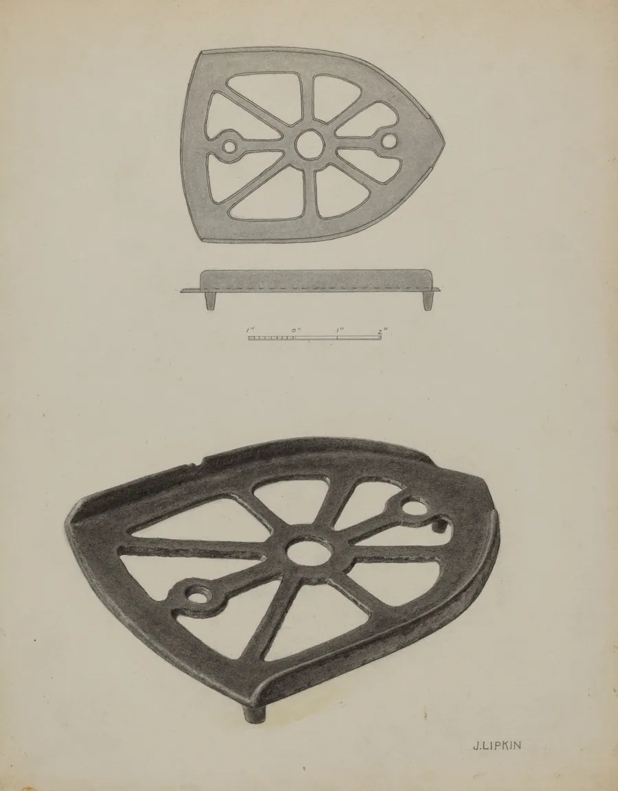 Flat Iron Holder by Jacob Lipkin